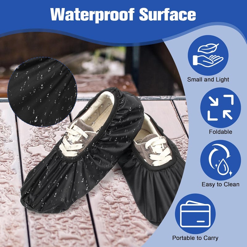 COITEK Bowling Shoe Covers, Shoe Protector Covers for Bowling Waterproof Reusable, Non-Slip - Image 5